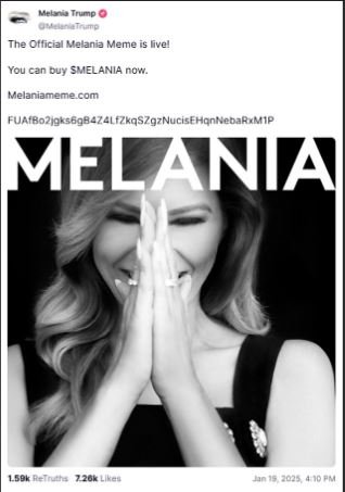 Melania coins 2